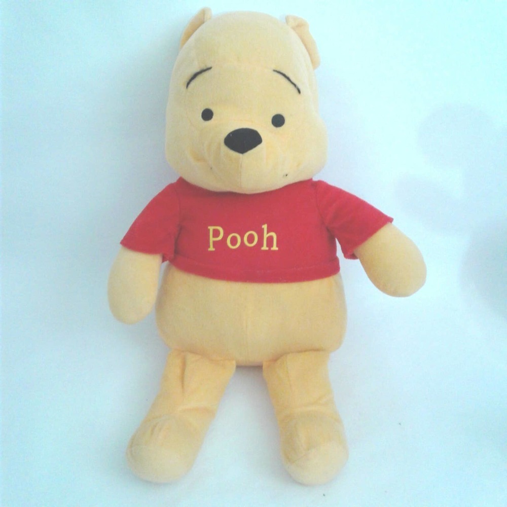 Disneys Winnie the Pooh Bear Red Shirt Plush 22"